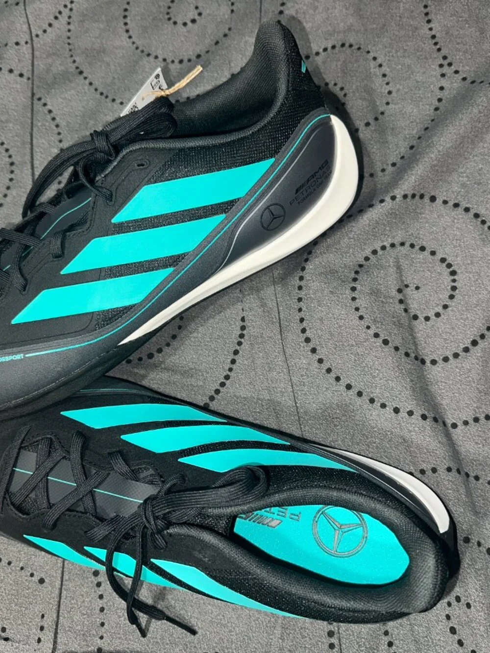 ADIDAS FEROZA MERCEDES AMG FORMULA ONE TEAM SHOES SIZE 12 OR 12.5 MEN NEW NO BOX